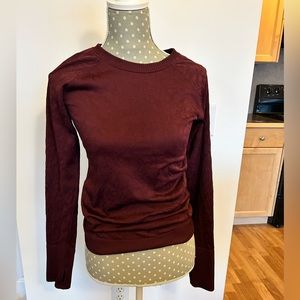 Lulu Lemon Rest Less Pullover Burgandy